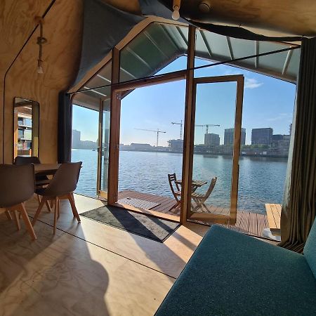 Wikkelboat Nr1 At Floating Rotterdam Rijnhaven Villa Exterior photo